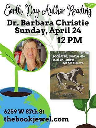 DrBarbaraChristie Author Reading Event Poster